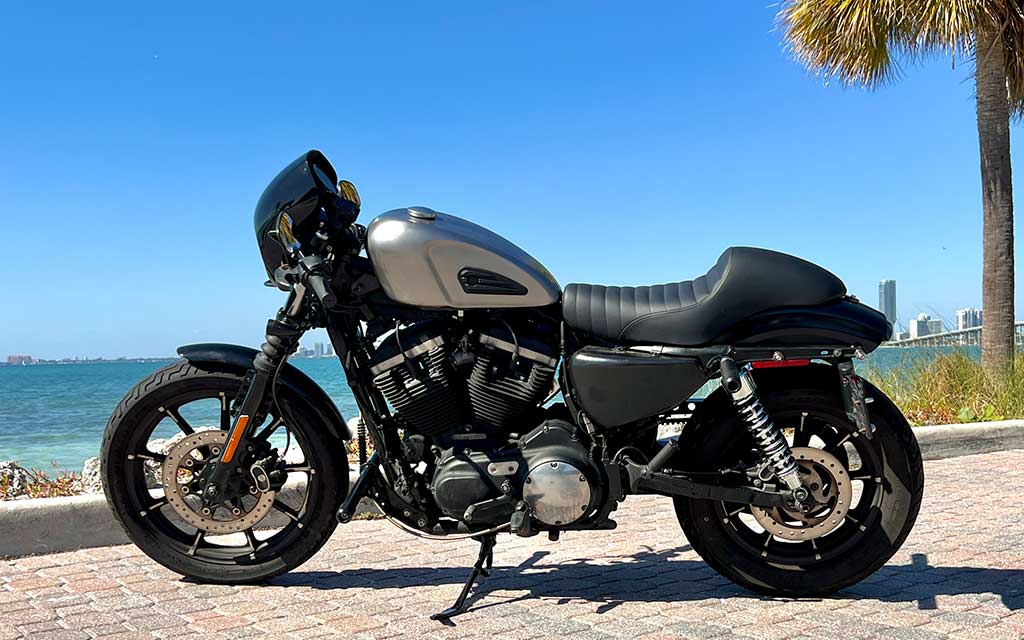 Rent A Custom Sportster Iron 883 Cafe Racer For $99.99 | Harley