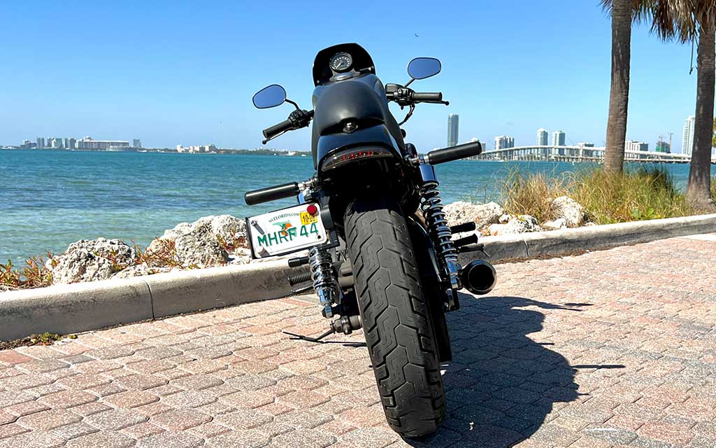 Rent A Custom Sportster Iron 883 Cafe Racer For $99.99 | Harley